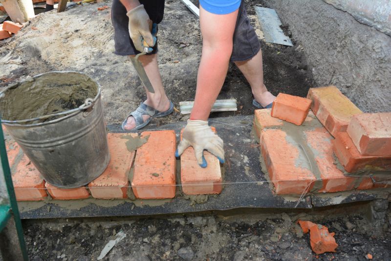 Brick Foundation Installation detail